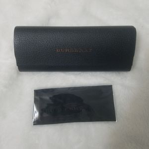 Burberry Sunglass and Eyewear Case with Microfiber Cloth